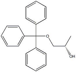 [S,(+)]-1-(Trityloxy)-2-propanol 구조식 이미지