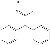 1,1-Diphenyl-2-propanone oxime Structure