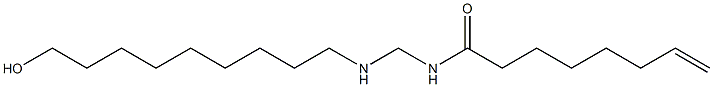 N-[[(9-Hydroxynonyl)amino]methyl]-7-octenamide Structure