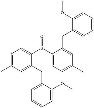 2-Methoxybenzyl(4-methylphenyl) sulfoxide 구조식 이미지