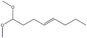 4-Octenal dimethyl acetal Structure