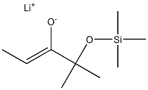 Lithium(Z)-1-(1-trimethylsilyloxy-1-methylethyl)-1-propene-1-olate 구조식 이미지