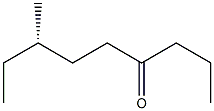 [S,(+)]-7-Methylnonane-4-one Structure