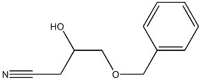 3-Hydroxy-4-(benzyloxy)butanenitrile Structure