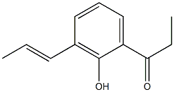 3'-(1-Propenyl)-2'-hydroxypropiophenone Structure