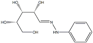 L-Ribose phenyl hydrazone 구조식 이미지