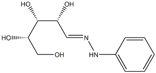 L-Ribose phenyl hydrazone Structure