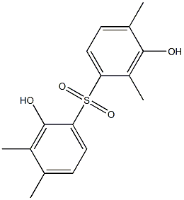 2,3'-Dihydroxy-2',3,4,4'-tetramethyl[sulfonylbisbenzene] Structure