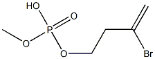 (2-Bromoallyl)dimethyl=phosphate Structure