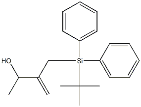 3-[[Diphenyl(tert-butyl)silyl]methyl]-3-buten-2-ol 구조식 이미지