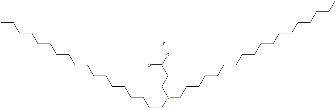 3-(Dioctadecylamino)propanoic acid lithium salt Structure