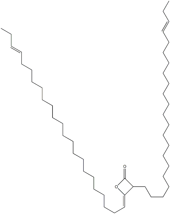 3-(19-Docosenyl)-4-(20-tricosen-1-ylidene)oxetan-2-one Structure