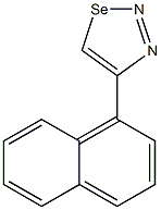 4-(1-Naphtyl)-1-selena-2,3-diazacyclopenta-2,4-diene 구조식 이미지