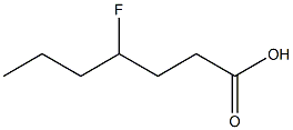 4-Fluoroheptanoic acid Structure