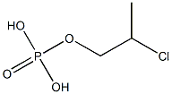 Phosphoric acid dihydrogen (2-chloropropyl) ester Structure