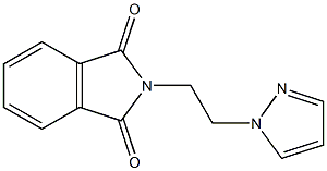 2-[2-(1H-Pyrazol-1-yl)ethyl]-2H-isoindole-1,3-dione Structure