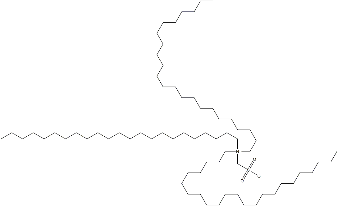 N,N-Ditricosyl-N-sulfonatomethyl-1-tricosanaminium 구조식 이미지