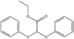 Diphenoxyacetic acid ethyl ester Structure