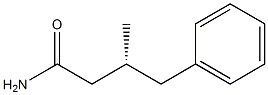 [R,(+)]-3-Benzylbutyramide Structure