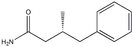 [R,(+)]-3-Benzylbutyramide 구조식 이미지