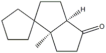 (1R,5R)-1-Methylspiro[bicyclo[3.3.0]octane-2,1'-cyclopentan]-6-one 구조식 이미지