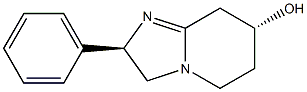 (2R,7R)-2-Phenyl-2,3,5,6,7,8-hexahydroimidazo[1,2-a]pyridin-7-ol 구조식 이미지