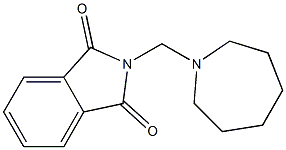 N-[(Hexahydro-1H-azepin-1-yl)methyl]phthalimide Structure