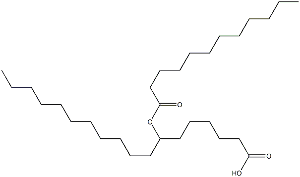 7-Dodecanoyloxyoctadecanoic acid Structure