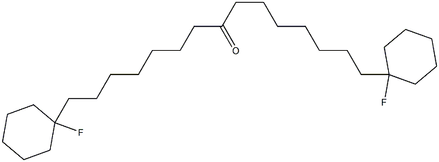 1-Fluorocyclohexylheptyl ketone Structure