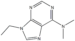 6-(Dimethylamino)-9-ethyl-9H-purine Structure