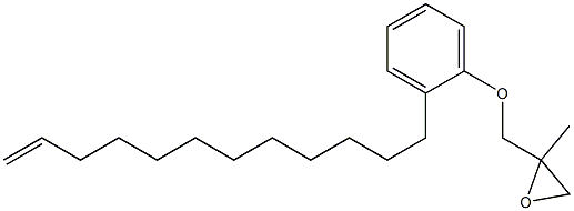 2-(11-Dodecenyl)phenyl 2-methylglycidyl ether Structure