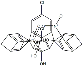 2,6-[(5-Chloro-2-hydroxy-1,3-phenylene)bis[methylene(5-nitro-2-hydroxy-1,3-phenylene)methylene]]-4-chlorophenol Structure