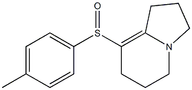1,2,3,5,6,7-Hexahydro-8-(p-tolylsulfinyl)indolizine Structure