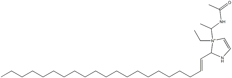 1-[1-(Acetylamino)ethyl]-1-ethyl-2-(1-henicosenyl)-4-imidazoline-1-ium 구조식 이미지