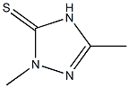 2,4-Dihydro-2,5-dimethyl-3H-1,2,4-triazole-3-thione Structure