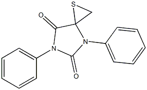 4,6-Diphenyl-1-thia-4,6-diazaspiro[2.4]heptane-5,7-dione Structure