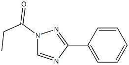 1-Propionyl-3-phenyl-1H-1,2,4-triazole 구조식 이미지