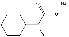 [R,(-)]-2-Cyclohexylpropionic acid sodium salt 구조식 이미지