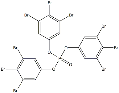 Phosphoric acid tris(3,4,5-tribromophenyl) ester 구조식 이미지