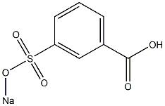 3-(Sodiosulfo)benzoic acid 구조식 이미지