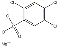 2,4,5-Trichlorophenylphosphonic acid magnesium salt Structure
