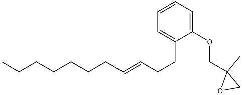 2-(3-Undecenyl)phenyl 2-methylglycidyl ether 구조식 이미지