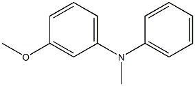 N-Methyl-N-phenyl-3-methoxyaniline 구조식 이미지