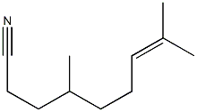 4,8-Dimethyl-7-nonenenitrile 구조식 이미지