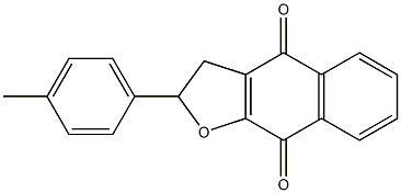 2-(4-Methylphenyl)-2,3-dihydronaphtho[2,3-b]furan-4,9-dione Structure