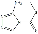 3-Amino-4H-1,2,4-triazole-4-dithiocarboxylic acid methyl ester Structure