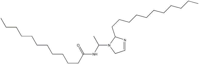 1-(1-Lauroylaminoethyl)-2-undecyl-3-imidazoline 구조식 이미지