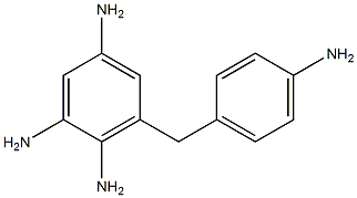 6-[(4-Aminophenyl)methyl]-1,2,4-benzenetriamine Structure