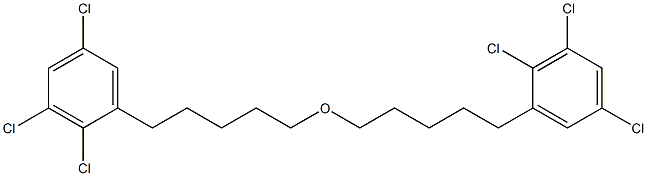 2,3,5-Trichlorophenylpentyl ether Structure