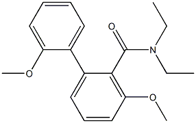 N,N-Diethyl-2',3-dimethoxy[1,1'-biphenyl]-2-carboxamide Structure